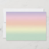 Butterflies Baby Shower Photo Thank You Dankeskarte (Rückseite)