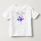 Butterflies Big Sis Kleinkind T-shirt (Vorderseite)