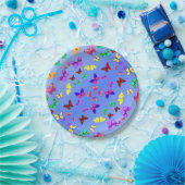 Butterflies Blau Pappteller (Party)