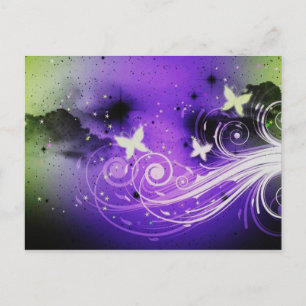 Butterflies Blossom Destiny Zazzle Postkarte