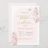 Butterflies Brautdusche Einladung (Vorne/Hinten)