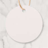 Butterflies Brautparty Floral Gefälligkeitstags Geschenkanhänger (Rückseite)