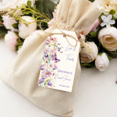 Butterflies Brautparty Lavendel danke Ihnen Geschenkanhänger
