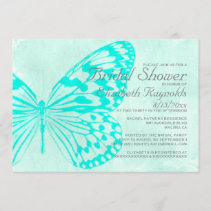 Butterflies Bridal Dusche Einladungen