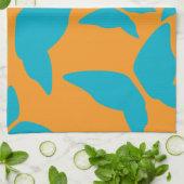 Butterflies Bright Bold eklektische Küche Geschirrtuch (Gefaltet)