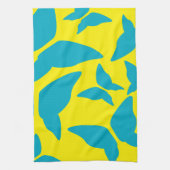 Butterflies Bright Bold eklektische Küche Geschirrtuch (Vertikal)