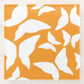 Butterflies Bright Bold eklektische Küche Glasuntersetzer (Vorderseite)