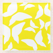 Butterflies Bright Bold eklektische Küche Glasuntersetzer (Vorderseite)