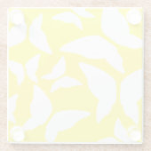 Butterflies Bright Bold eklektische Küche Glasuntersetzer (Rückseite)