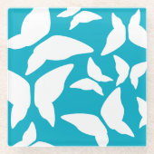 Butterflies Bright Bold eklektische Küche Glasuntersetzer (Vorderseite)