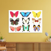 Butterflies Canvas Print Leinwanddruck (Insitu (Wohnzimmer))
