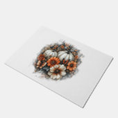 Butterflies Country Pumpkin Fußmatte (Schrägansicht)