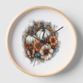 Butterflies Country Pumpkin Uhr (Vorderseite)