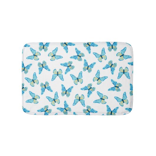 Butterflies Custom Colors Graphic Badematte (Vorderseite)