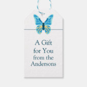 Butterflies Custom Colors Graphic Geschenkanhänger (Vorderseite)