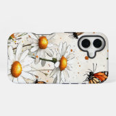 Butterflies & Daisis - Kerngehäuse iPhone 16 Hülle (Rückseite (Horizontal))