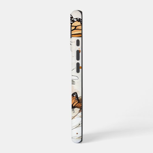 Butterflies & Daisis - Kerngehäuse iPhone 16 Hülle (Linke Seite)