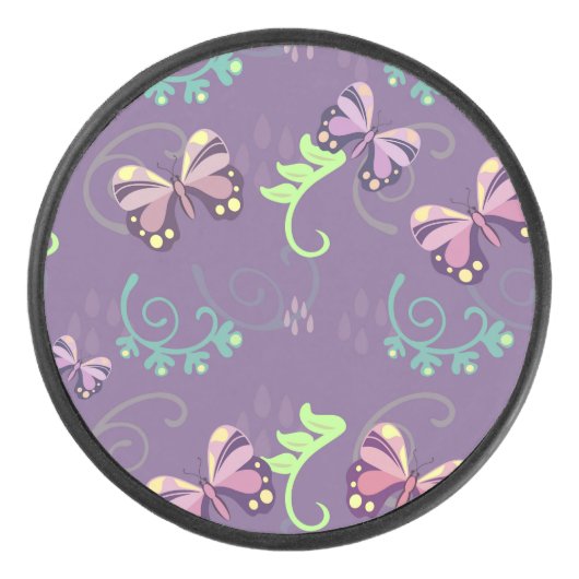 BUTTERFLIES EISHOCKEY PUCK (Vorderseite)