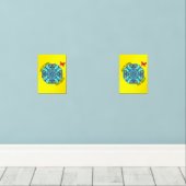 butterflies enjoy the jouney Wood Wall Art Bilderwand Sets (Holzboden)