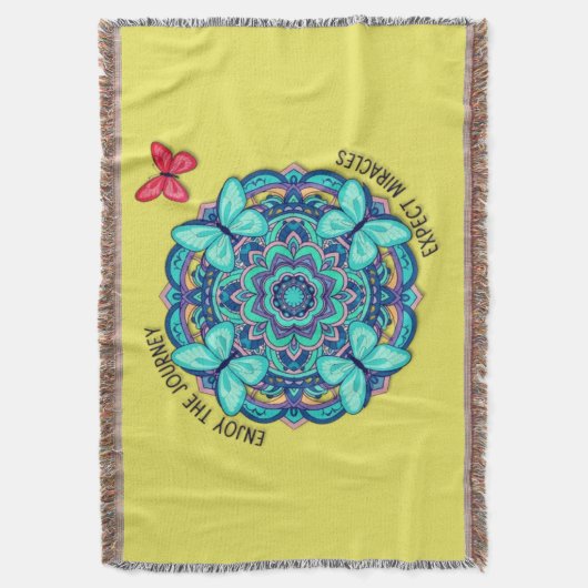 Butterflies Enjoy The Journey Decke (Vorderseite Vertikal)