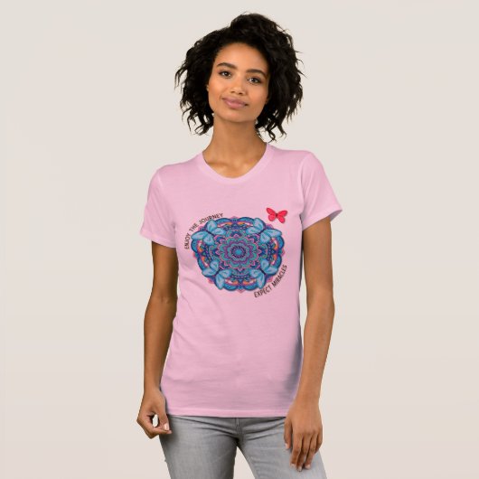 Butterflies Enjoy The Journey T-Shirt (Vorne ganz)