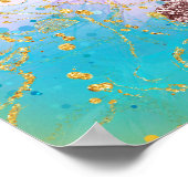 Butterflies Fairy Glitter 5th Birthday Welcome Poster (Ecke)