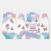 Butterflies Fairy Gold Glitter 5th Birthday Party Geschenkschachtel (Ungeklappt)