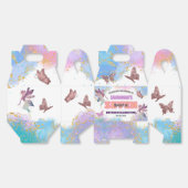 Butterflies Fairy Gold Glitter 7th Birthday Party Geschenkschachtel (Ungeklappt)