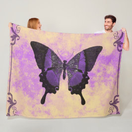 Butterflies Fleece Blanket