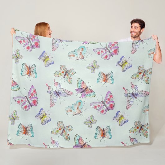 Butterflies Fleece Blanket (Beispiel)