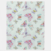 Butterflies Fleece Blanket (Vorderseite)