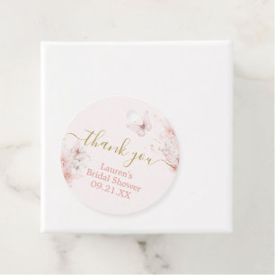 Butterflies Floral Gefälligs-Tags Geschenkanhänger