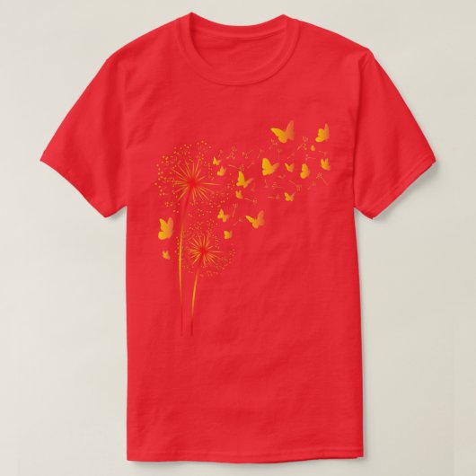 Butterflies FlowersButterfly Lover Entomology  T-Shirt (Design vorne)