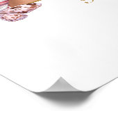 Butterflies Funeral Celebration Of Life Sign Poster (Ecke)