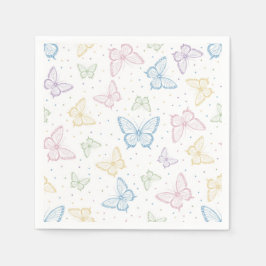Butterflies Geburtstagsparty Shower Wedding Serviette
