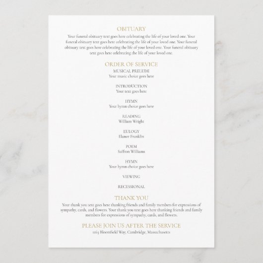 Butterflies Gedenkfeiertag Programm (Rückseite)