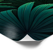 Butterflies in a Lush Jungle Poster (Ecke)