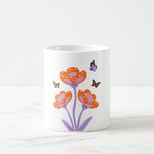 Butterflies Kaffeetasse (Mittel)