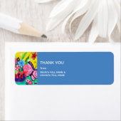 Butterflies & Ladybugs Wedding Dankeschön Label (Insitu)