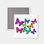 Butterflies Magnet (Vorderseite/Rückseite)