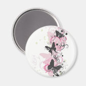 Butterflies Magnet (Vorderseite/Rückseite)