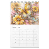 Butterflies-Malzeitalender Kalender (Feb 2027)