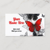 Butterflies Morpho und Monarchien