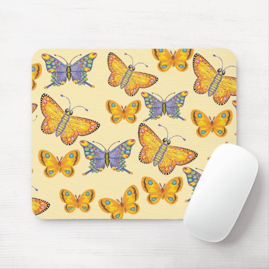 Butterflies Mousepad (Mit Mouse)