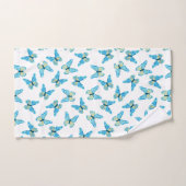 Butterflies Muster Custom Colors Graphic Badhandtuch Set (Handtuch)