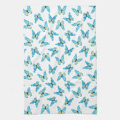 Butterflies Muster Custom Colors Graphic Geschirrtuch (Vertikal)