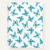 Butterflies Muster Custom Colors Graphic Notizblock (Vorderseite)