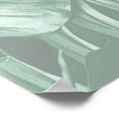 Butterflies of Paradise/Tropical Turquoise Splash Poster (Ecke)