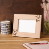 Butterflies Personalized Geätzte Rahmen (Linke Ecke)