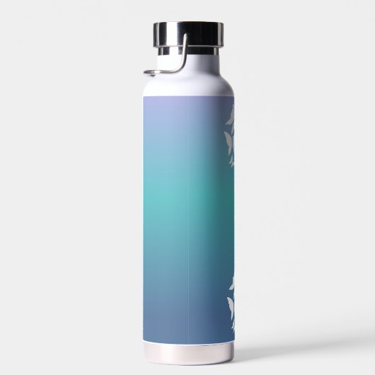 Butterflies Rainbow Ombré-Skript Trinkflasche (Rechts)